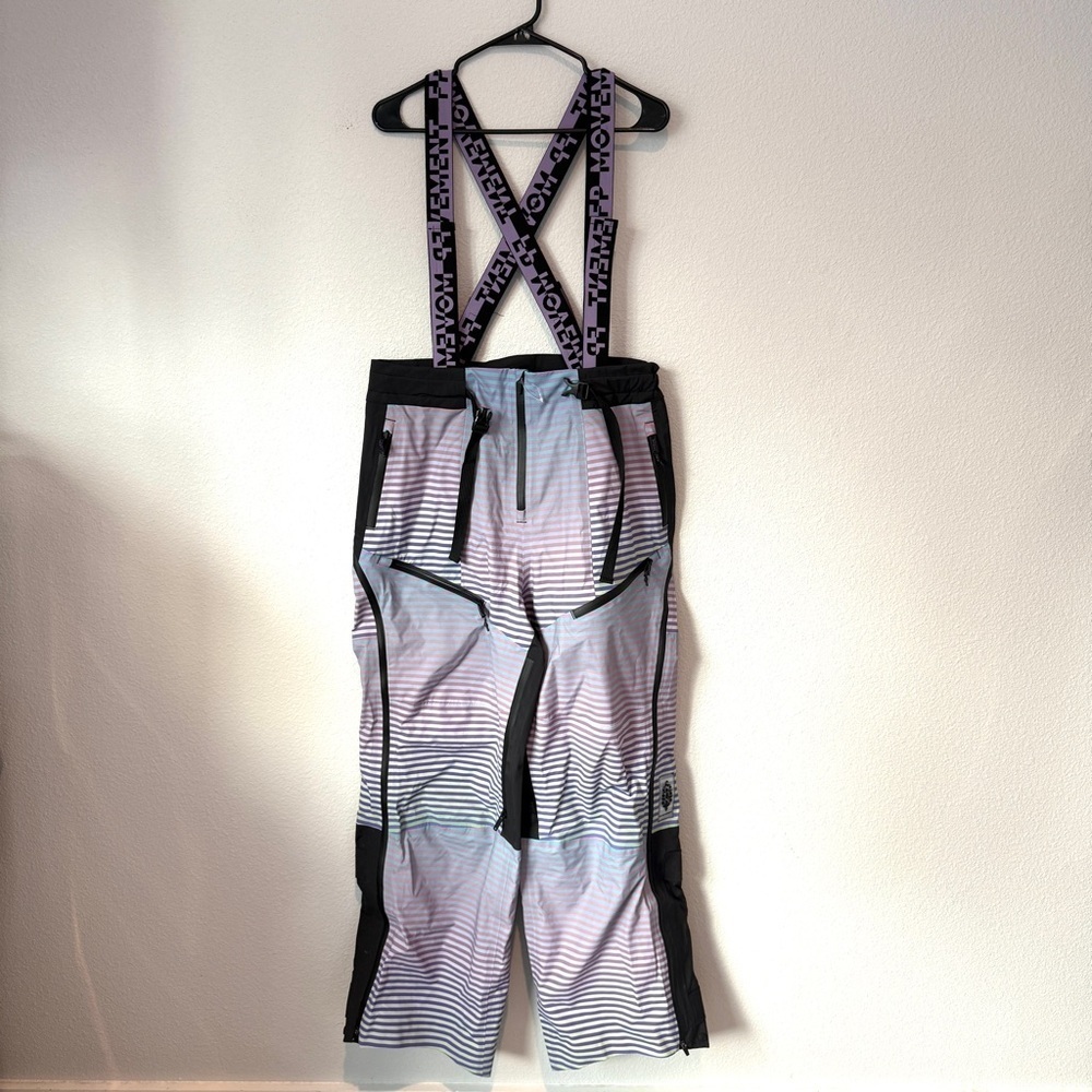 Free People XL Blizzard Bliss Printed Shell Pants - Picture 3 of 11